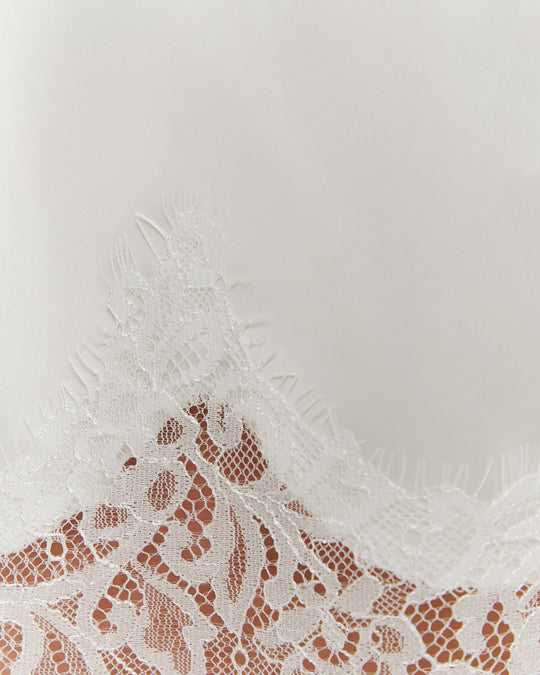 Shorts with Lace | Off White
