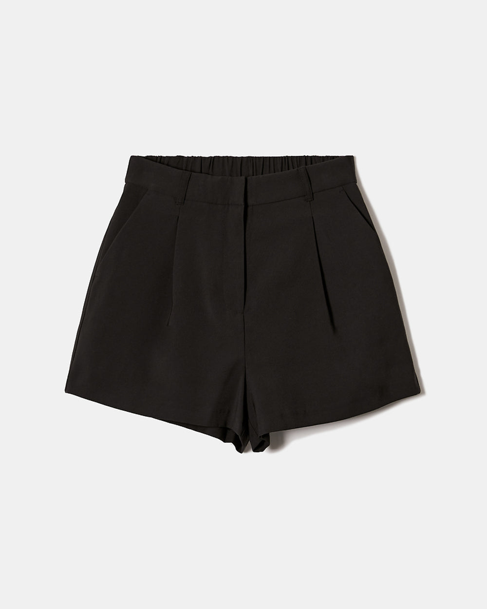 High Waisted Tailored Shorts | Black