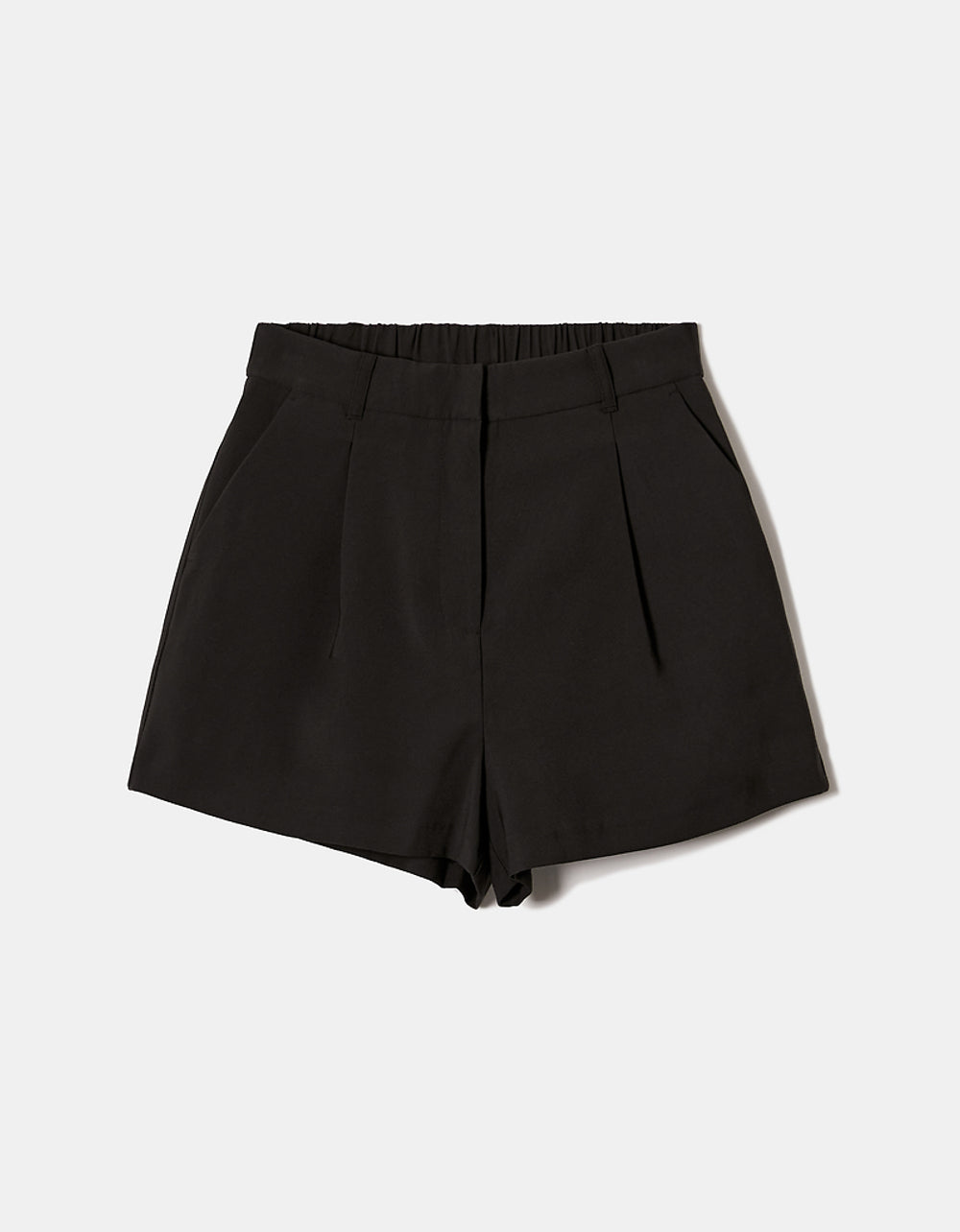 High Waisted Tailored Shorts | Black