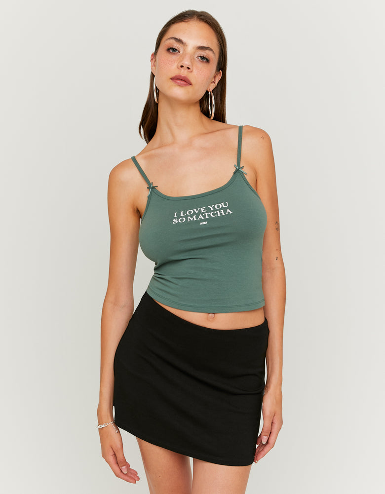 Slim Fit Cotton Pants | Black