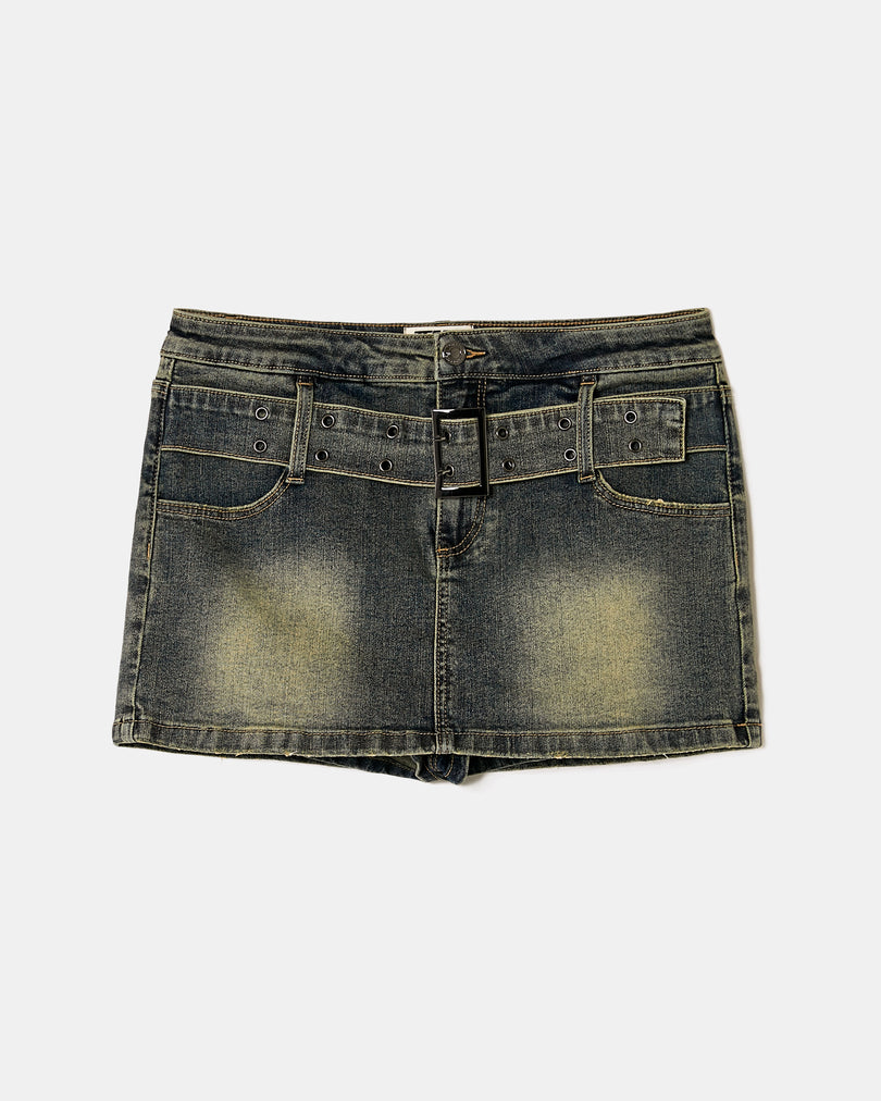 Mini Skort | Vintage Wash