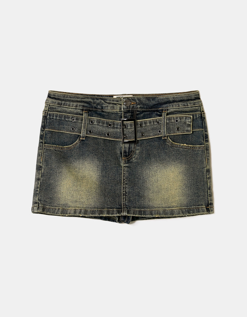 Mini Skort | Vintage Wash