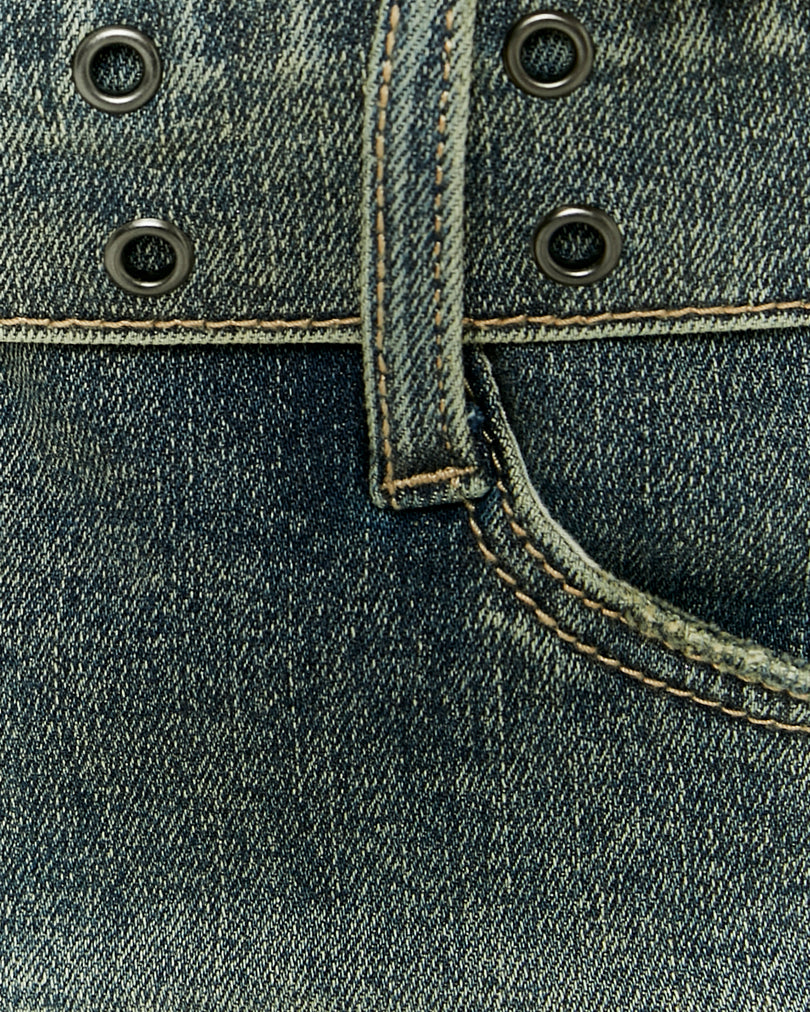 Mini Skort | Vintage Wash