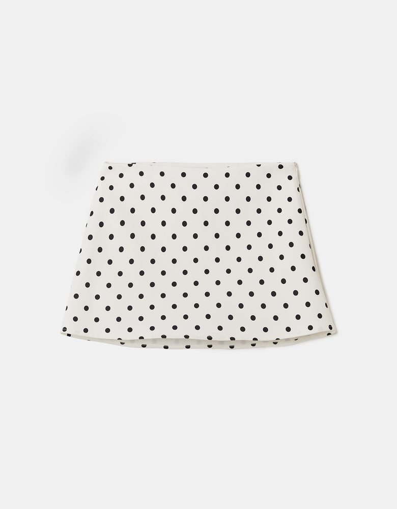 Mini Skirt | Black White
