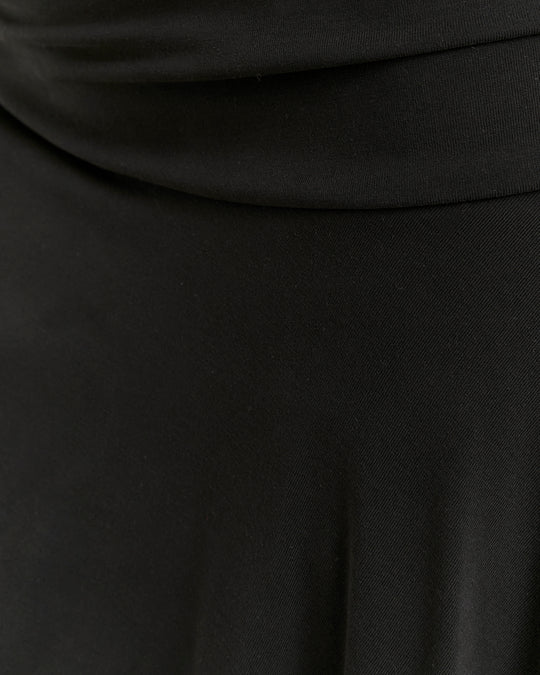 Asymmetric Mini Skirt | Black