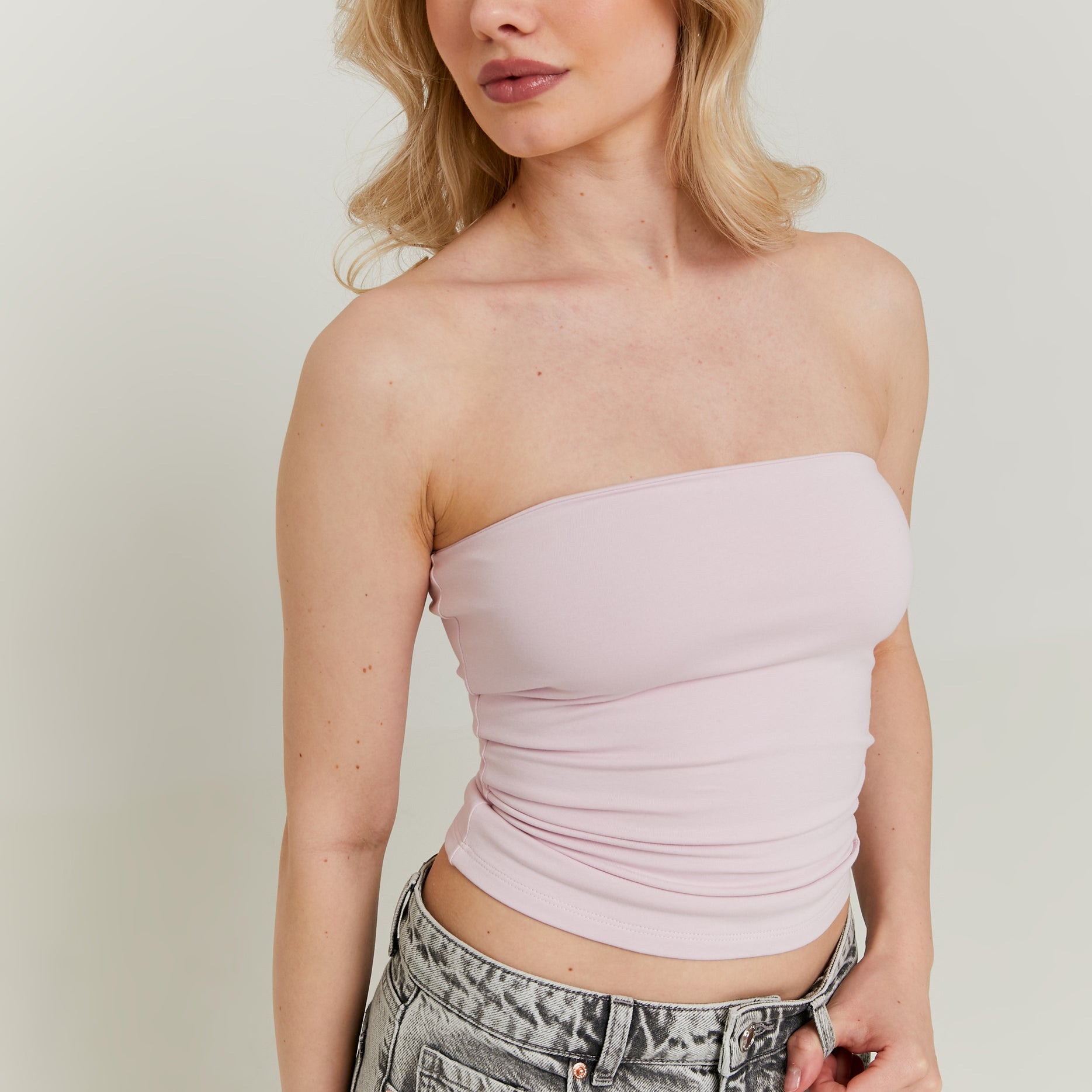 Basic Bandeau Top | Pink