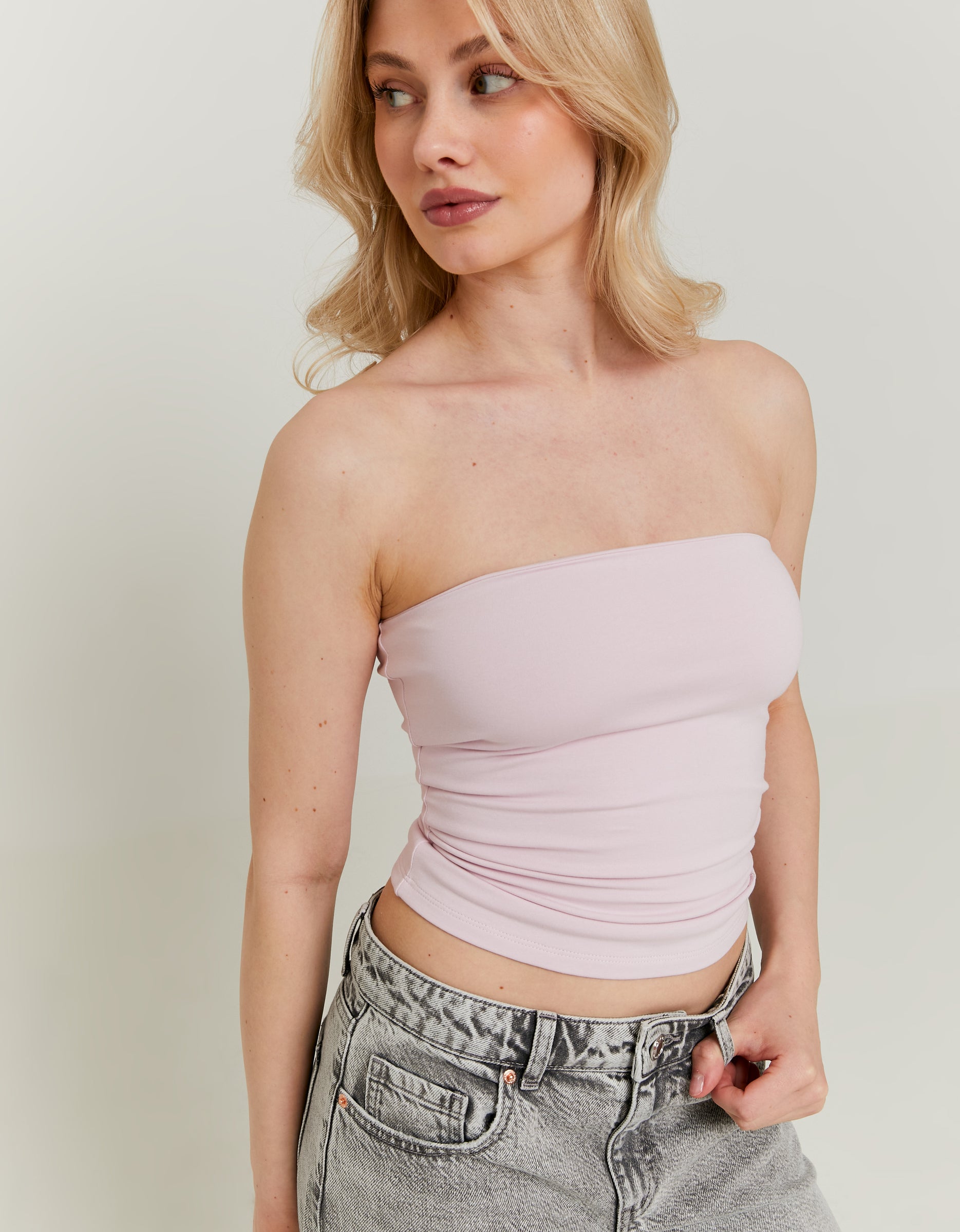 Basic Bandeau Top | Pink