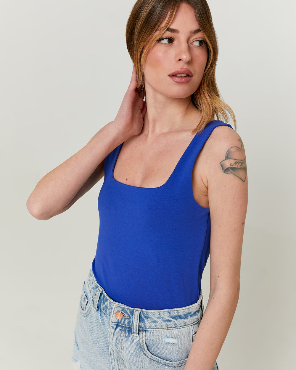Basic Tank Top | Blue