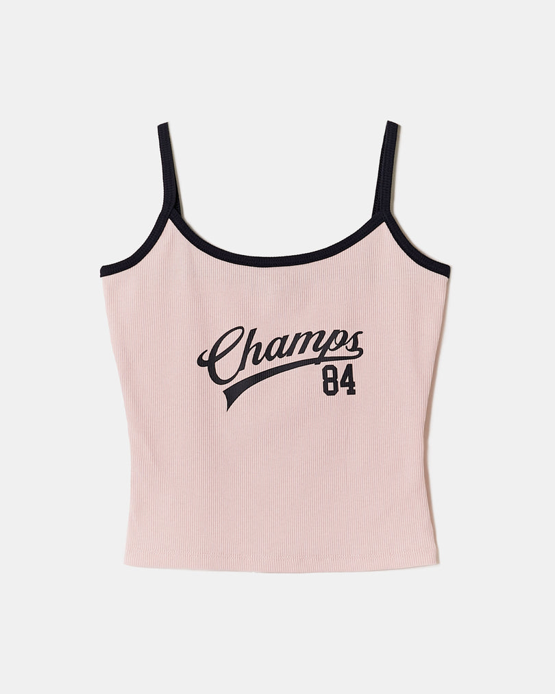 Printed Singlet | Pink