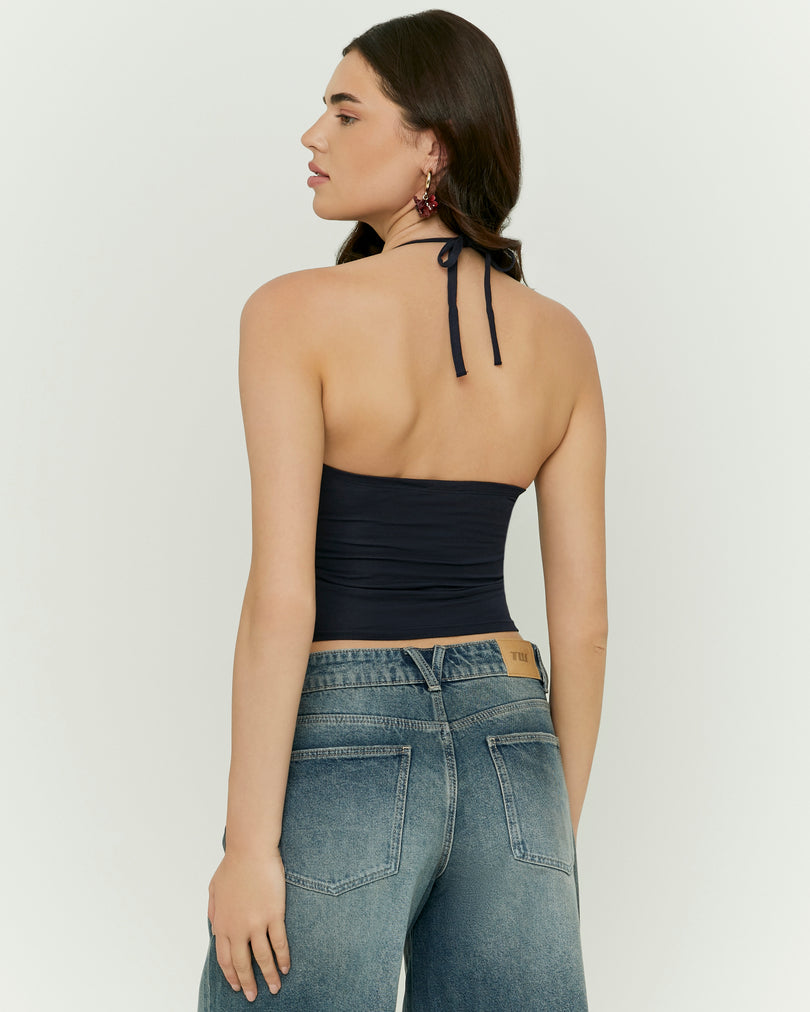 Halter Top | Navy