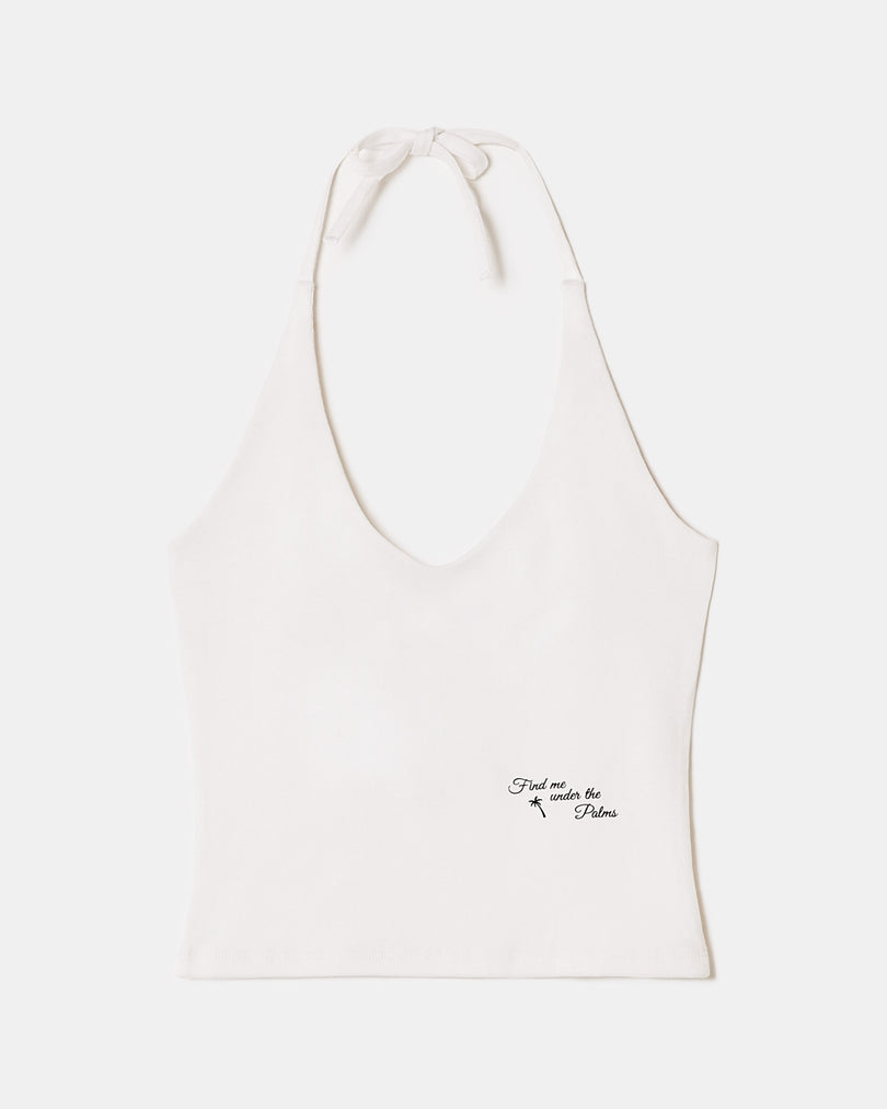 Halter Top | White