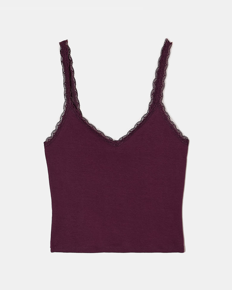 Basic Tank Top | Bordeau