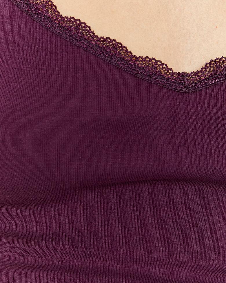 Basic Tank Top | Bordeau