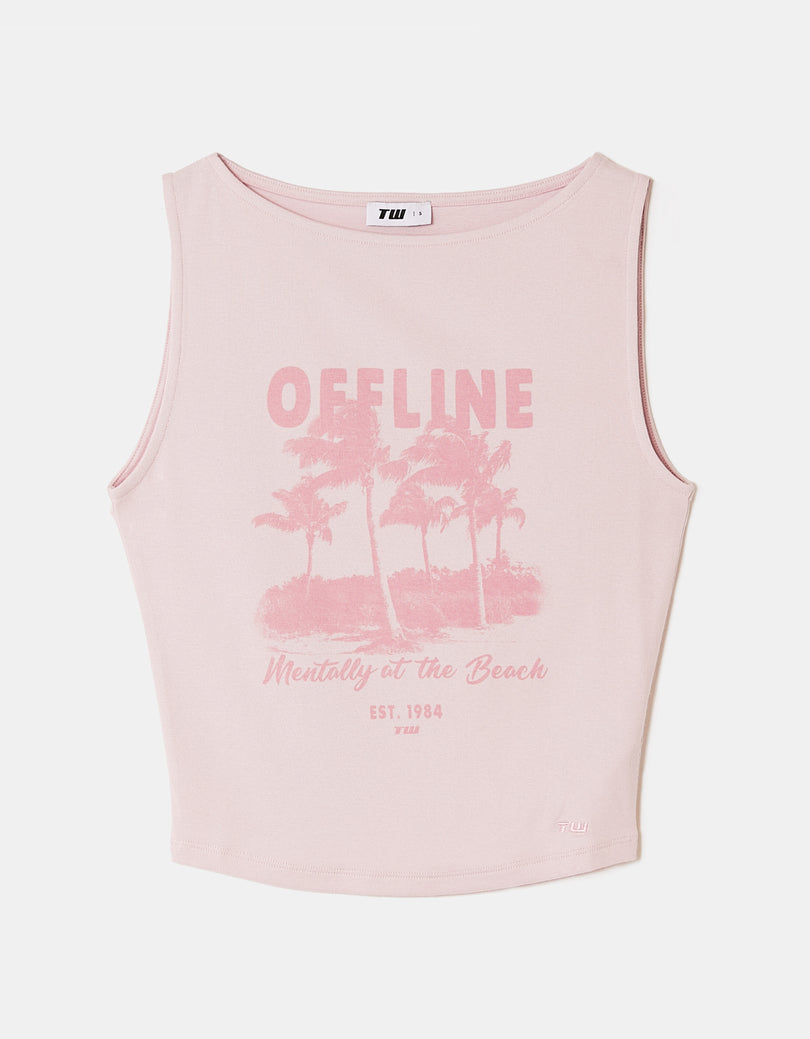 Printed Top | Pink