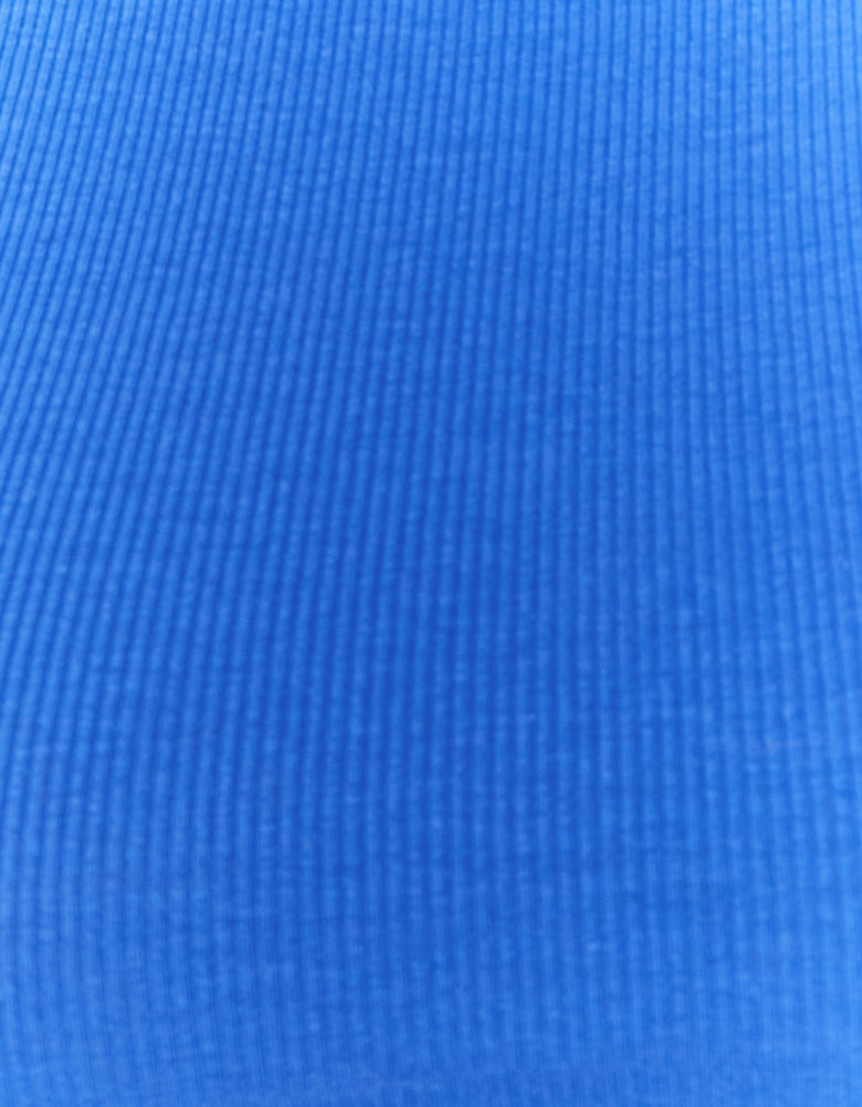 Basic Cropped Tank Top | Blue