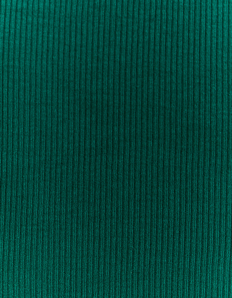 Basic Cropped Tank Top | Green