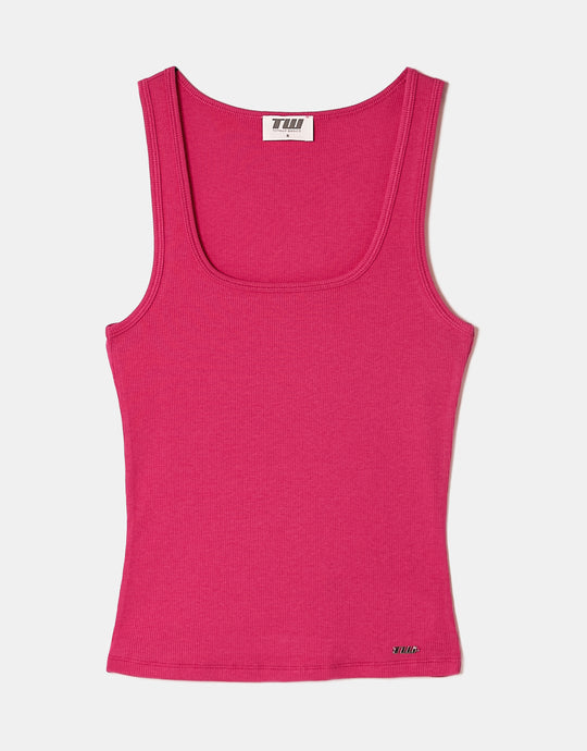 Basic Tank Top | Fushia