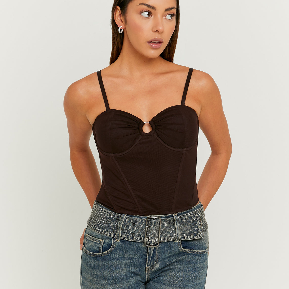 Corset Top | Brown