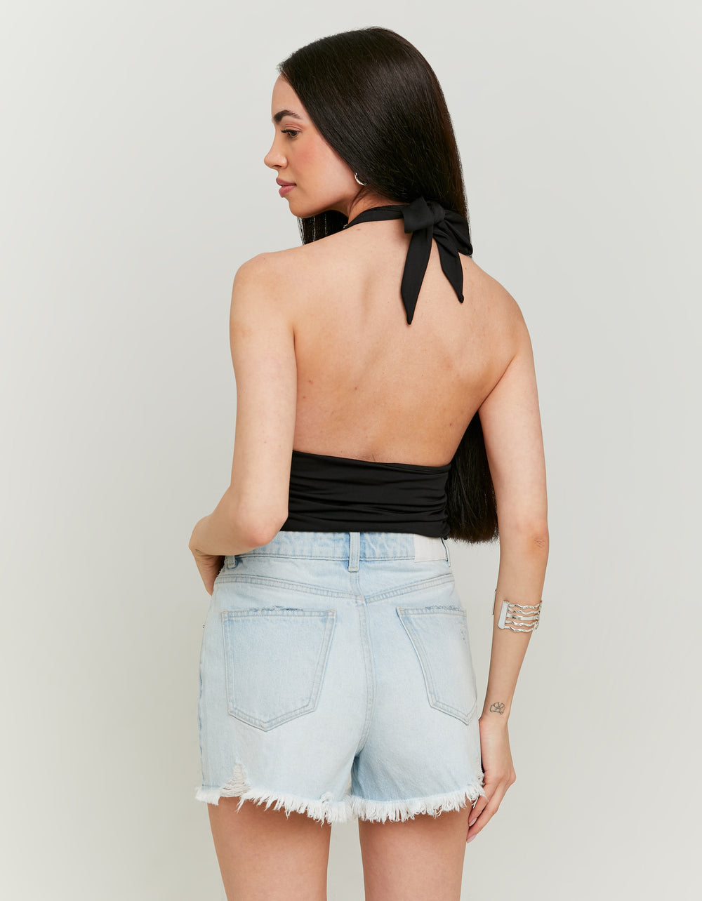 Top With Rhinestones | Black
