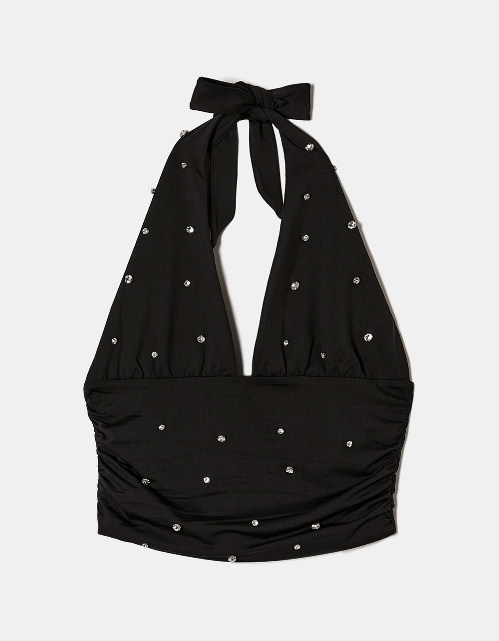 Top With Rhinestones | Black