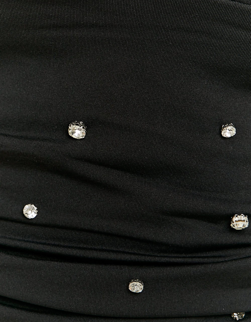 Top With Rhinestones | Black