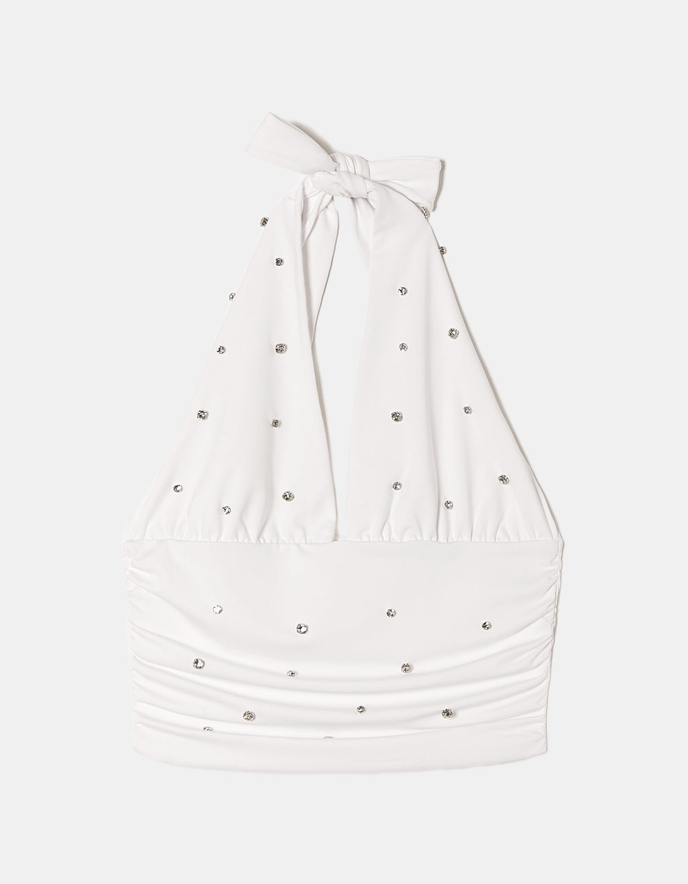 Top With Rhinestones | Off White