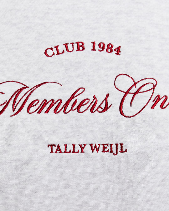 Sweatshirt with Print | Grey Heather