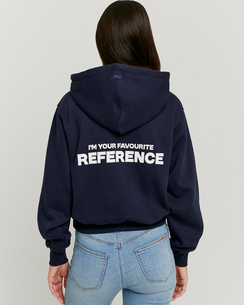 Graphic Hoodie | Navy