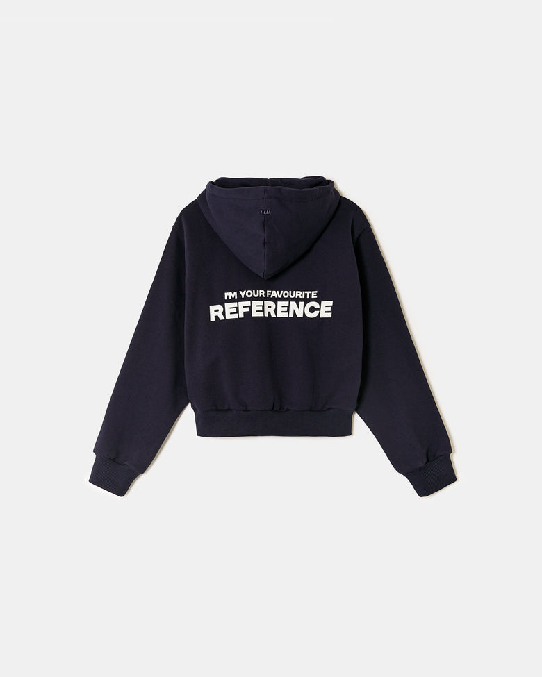 Graphic Hoodie | Navy