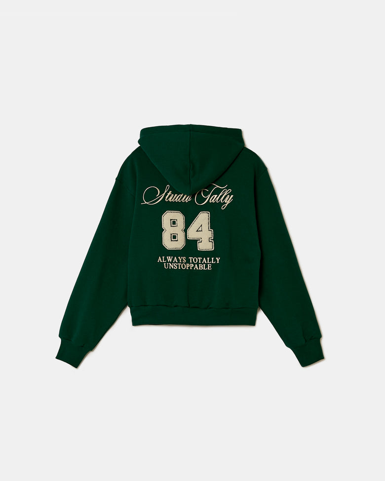 Embroidered Hoodie | Dark Green