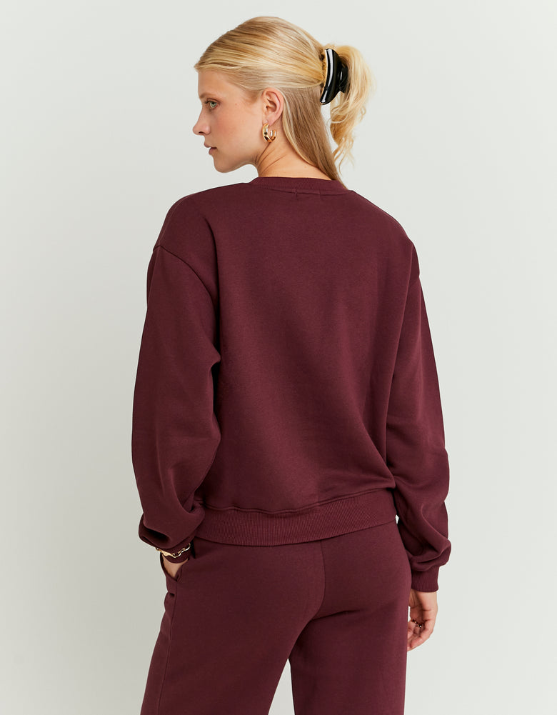 Basic Sweatshirt | Bordeau