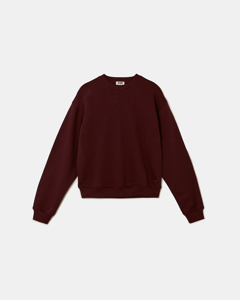 Basic Sweatshirt | Bordeau