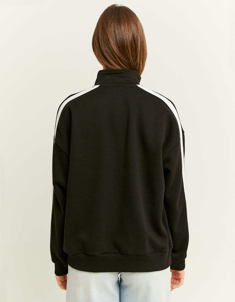 Zip Up Sweatshirt | Black