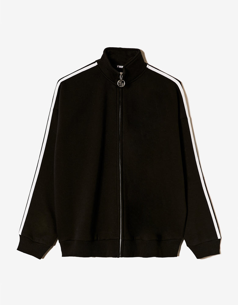 Zip Up Sweatshirt | Black