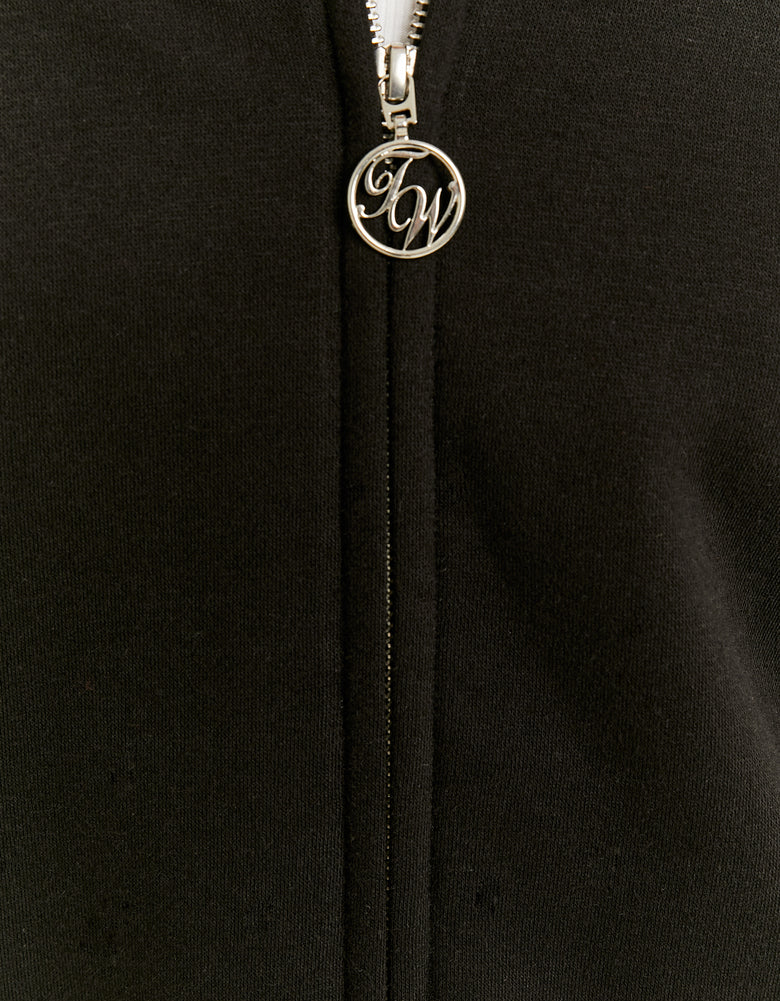 Zip Up Sweatshirt | Black