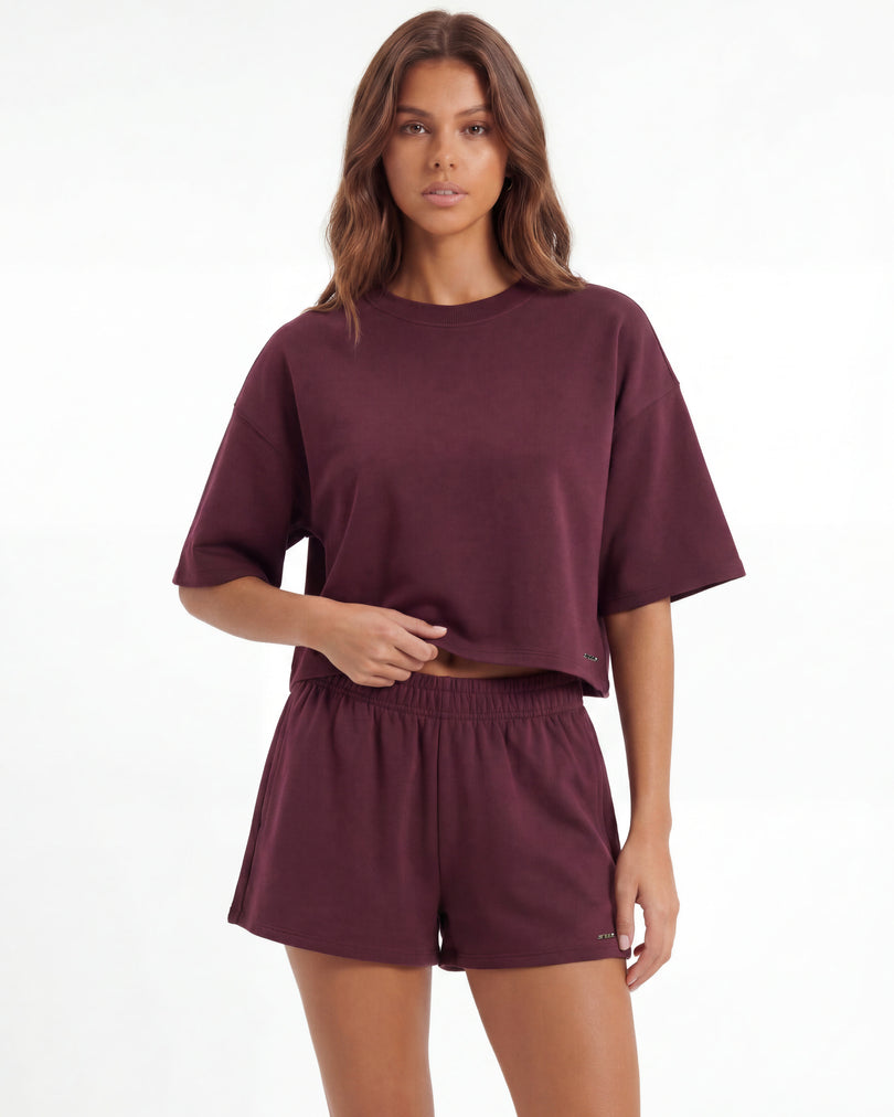 Loose T-shirt | Bordeau