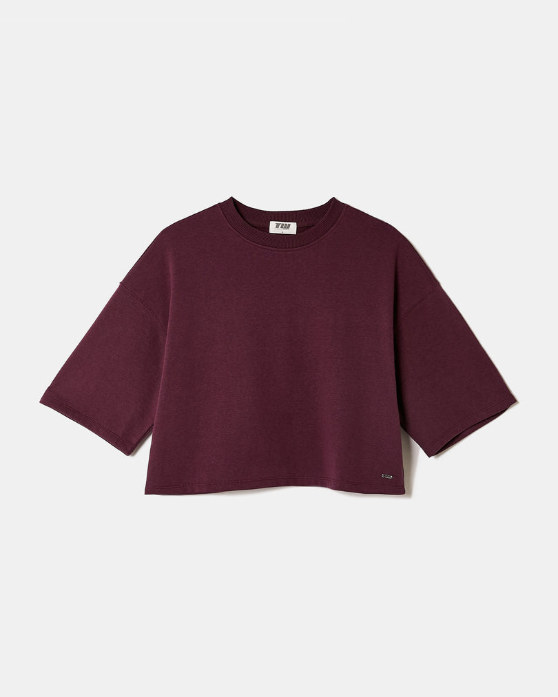 Loose T-shirt | Bordeau