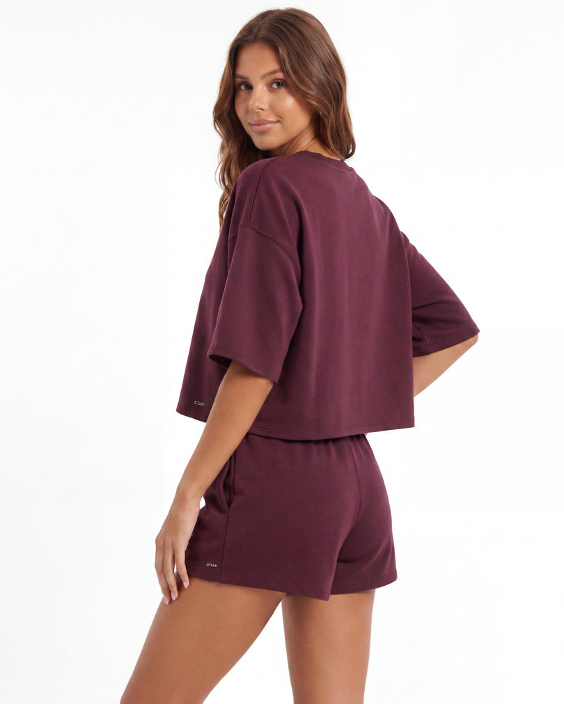 Loose T-shirt | Bordeau