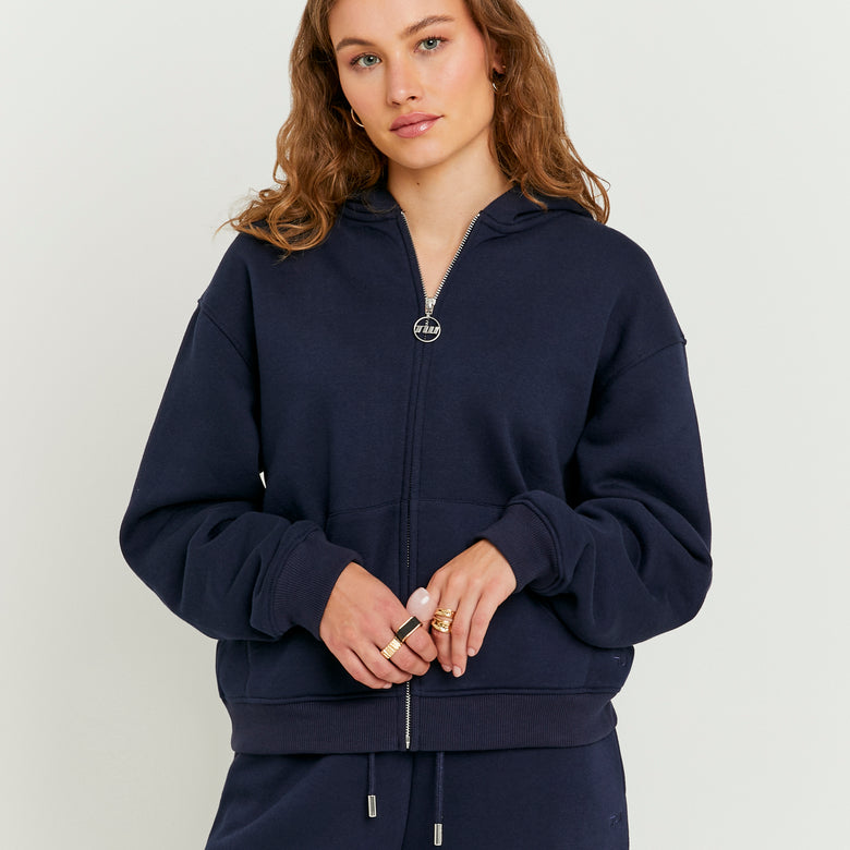 Zip Up Hoodie | Navy