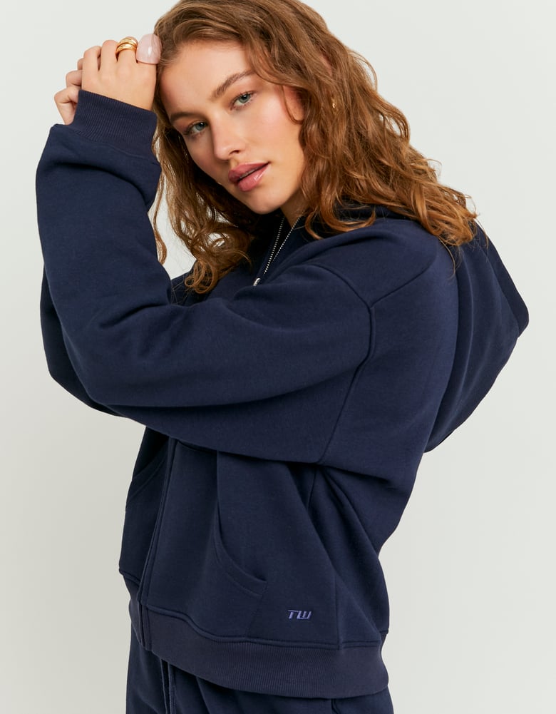 Zip Up Hoodie | Navy