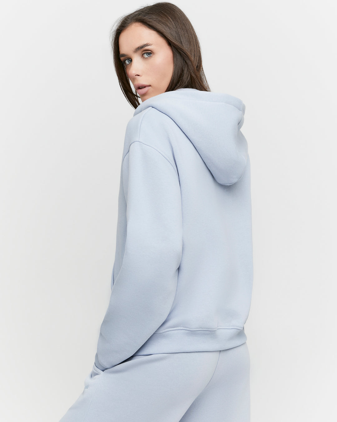 Zip Up Hoodie | Light Blue