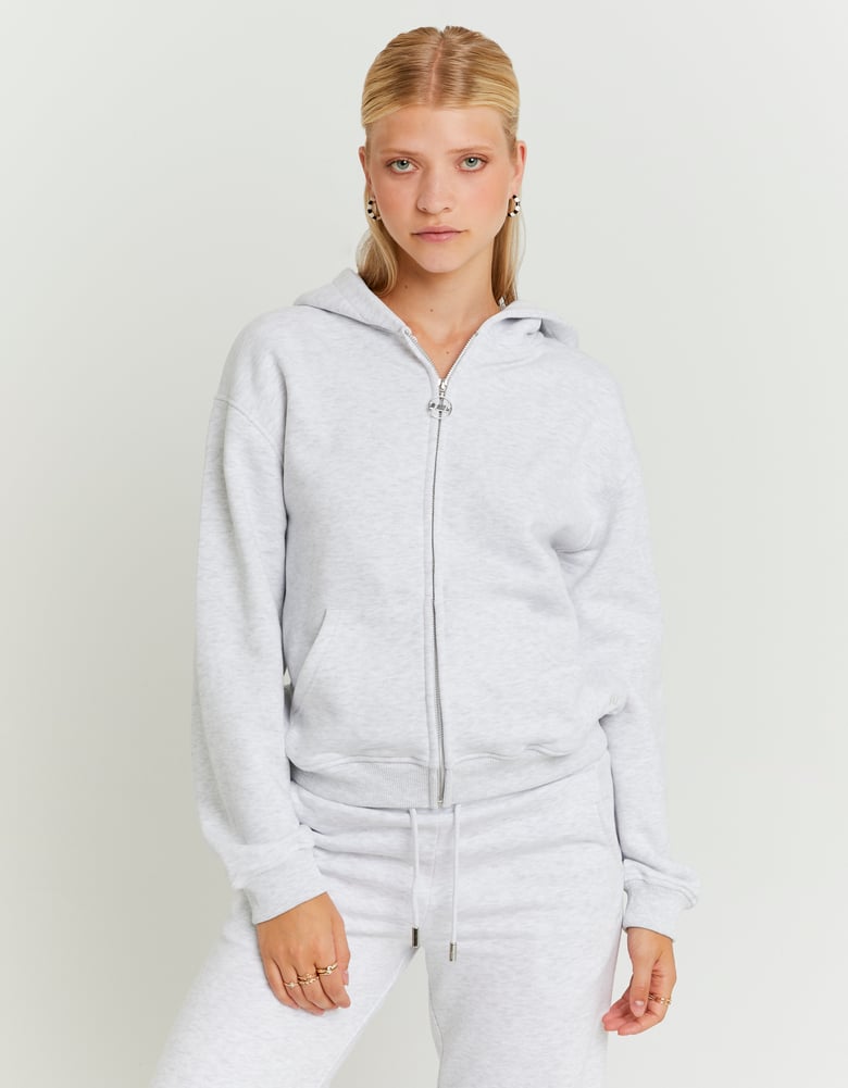 Zip Up Hoodie | Grey