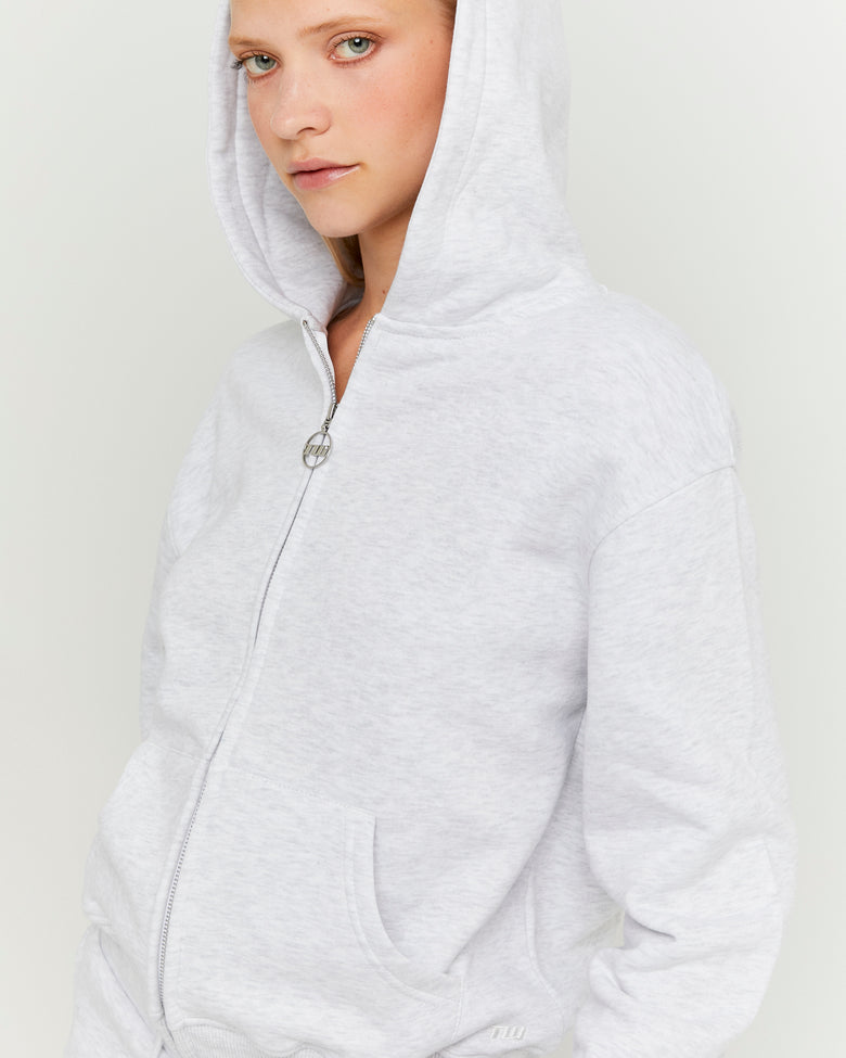 Zip Up Hoodie | Grey