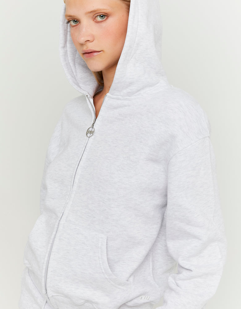 Zip Up Hoodie | Grey