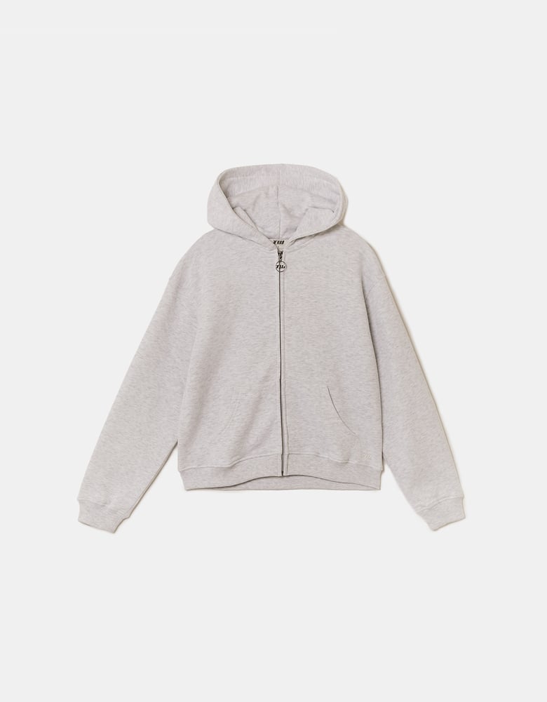 Zip Up Hoodie | Grey