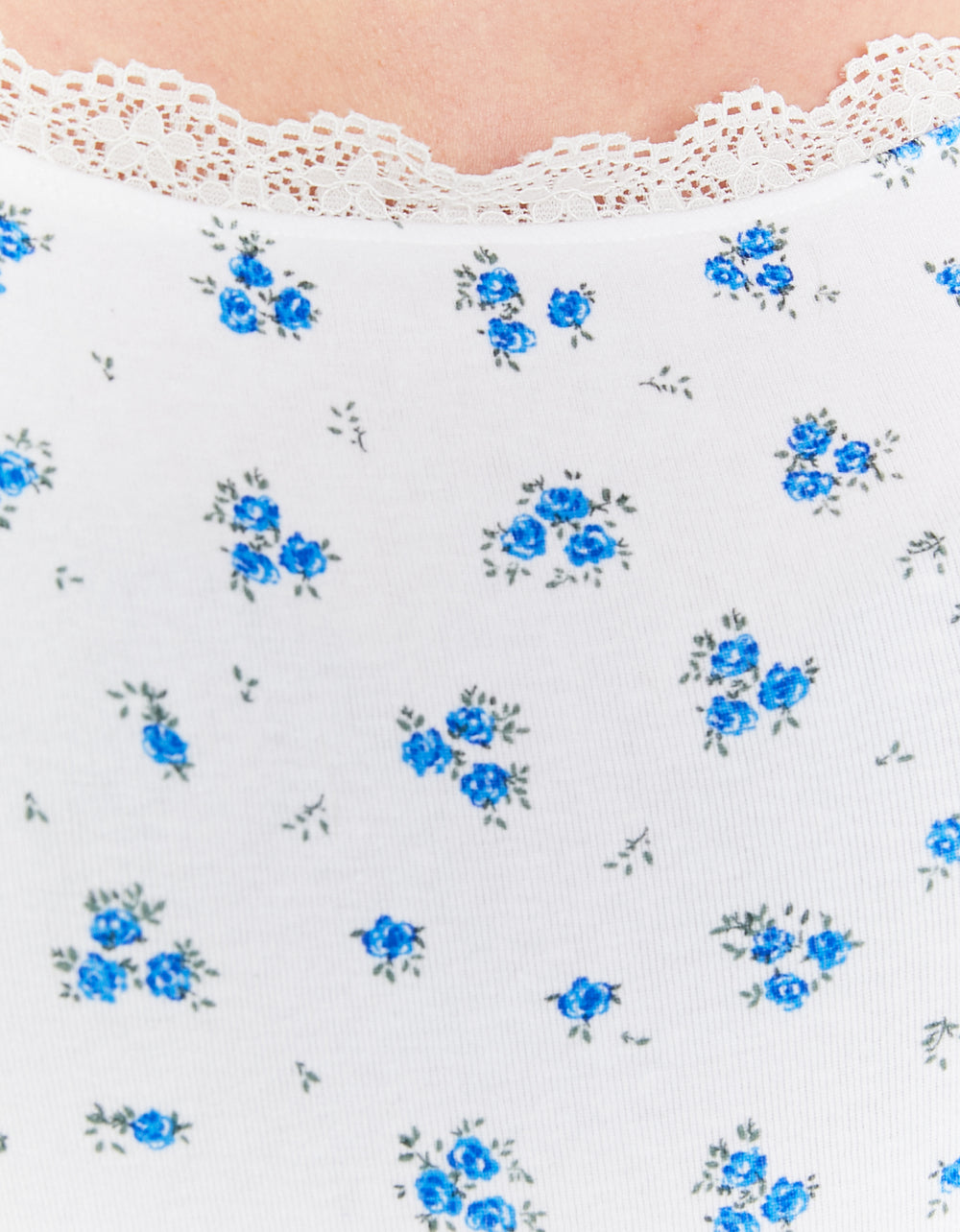 Basic Off Shoulder T - Shirt | Floral Print