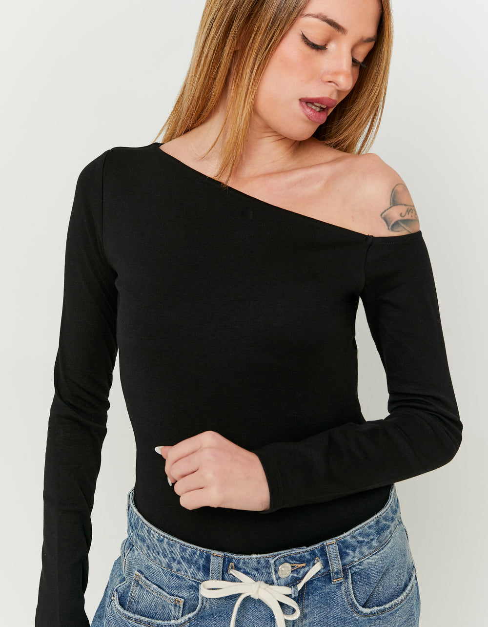 Basic T-shirt long sleeves | Black