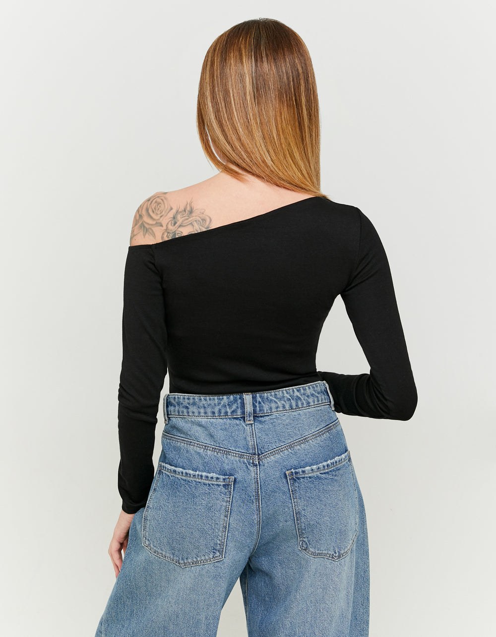 Basic T-shirt long sleeves | Black