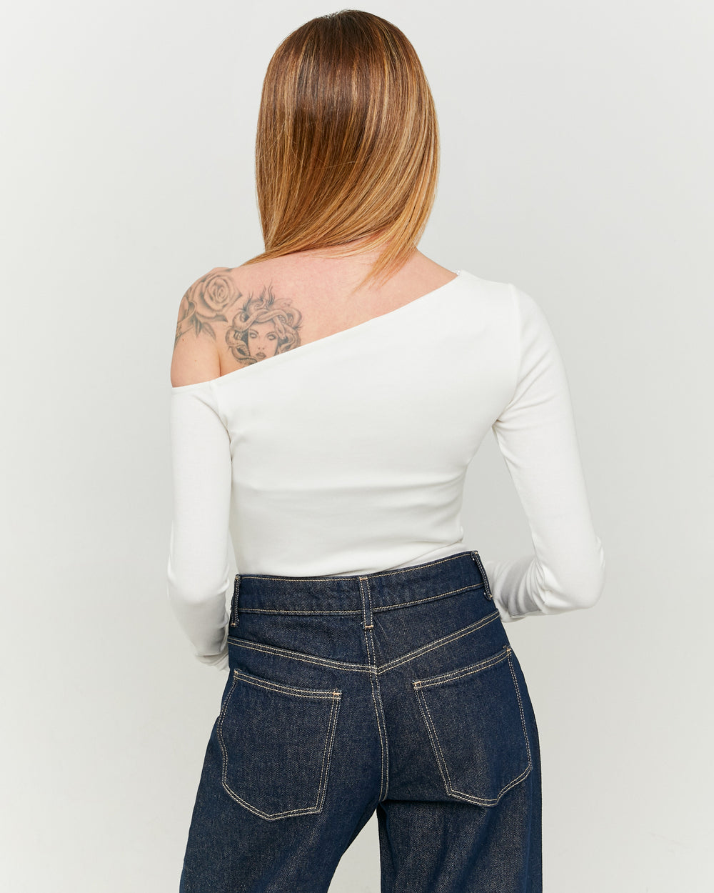 Basic T-shirt long sleeves | White