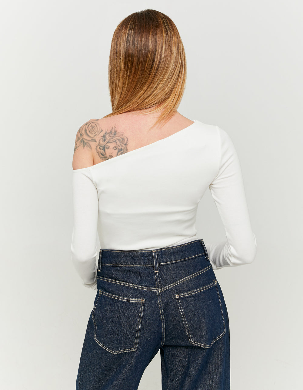 Basic T-shirt long sleeves | White